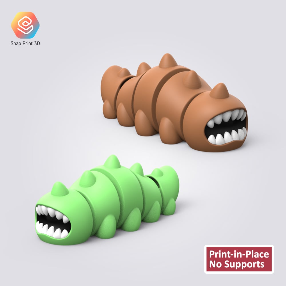 Flexi DeathWorm 3d model