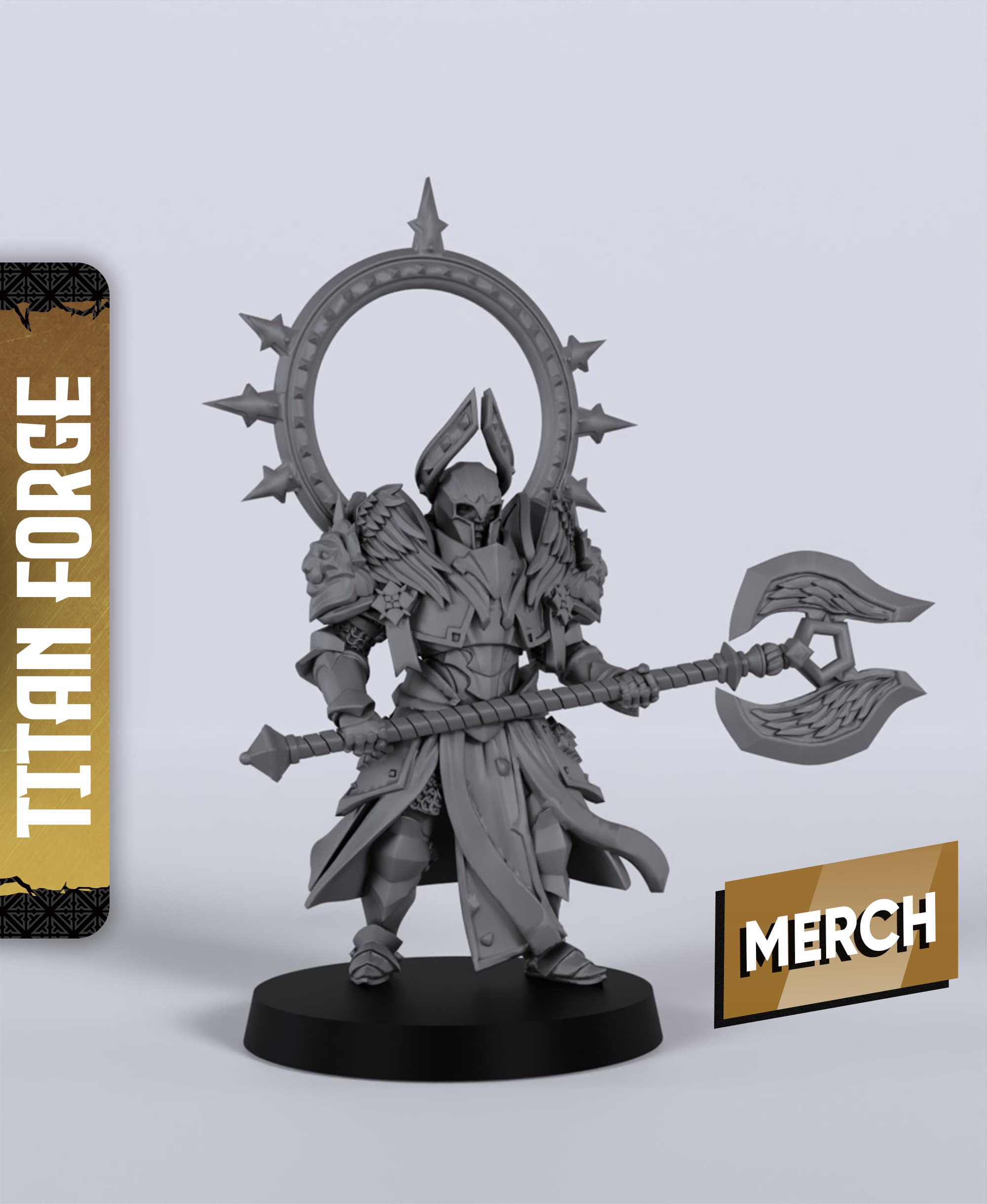 High Lord Ezekiel - With Free Dragon - 5e DnD Inspired for RPG and Wargamers 3d model