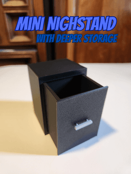 Tall Nightstand Storage System 3d model