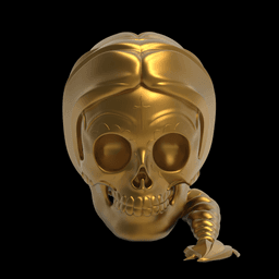 Lady Skull 2 3d model