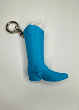 Cowboy Boot Keyring - Straps 3d model