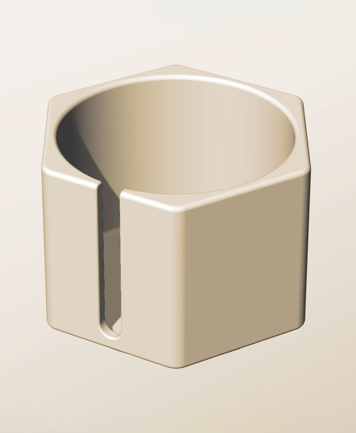 CH96-75-S Stackable slotted component box for creative makers 3d model