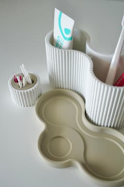 SNOOVA toothbrush bathroom organizer 3d model