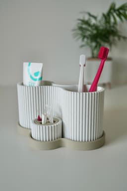 SNOOVA toothbrush bathroom organizer 3d model
