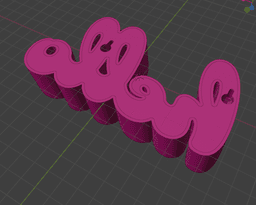 Hello - 3D Printable Marquee Sign 3d model