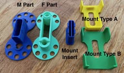 Ratchet Tie Down Strap Organiser/Holder 3d model