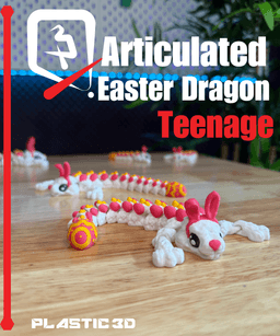Articulated Easter Dragon- Teenage 3d model