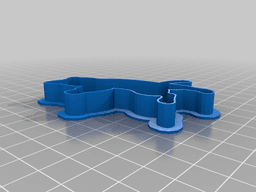 Thinner cat cookie cutters - 6 pack 3d model