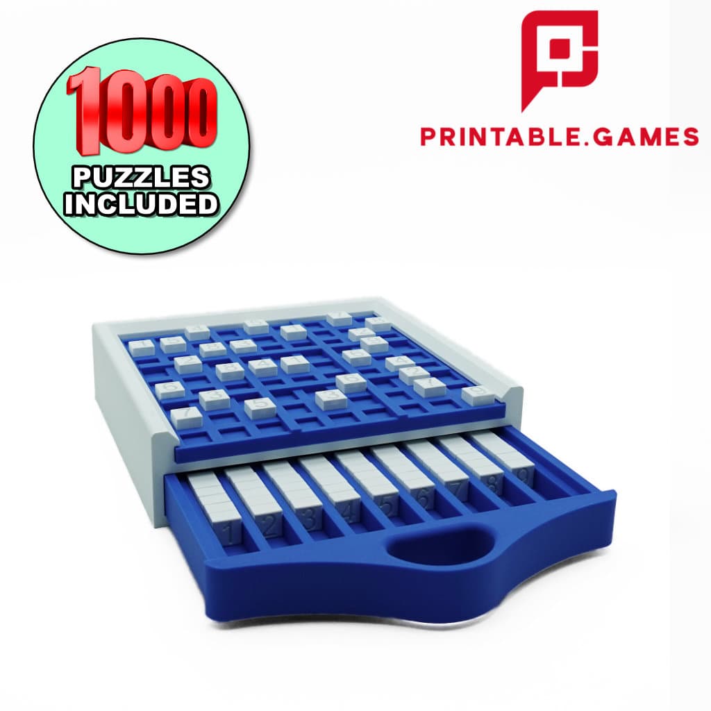 9X9 SUDOKU GAME + 1000 FREE PUZZLES! 3d model
