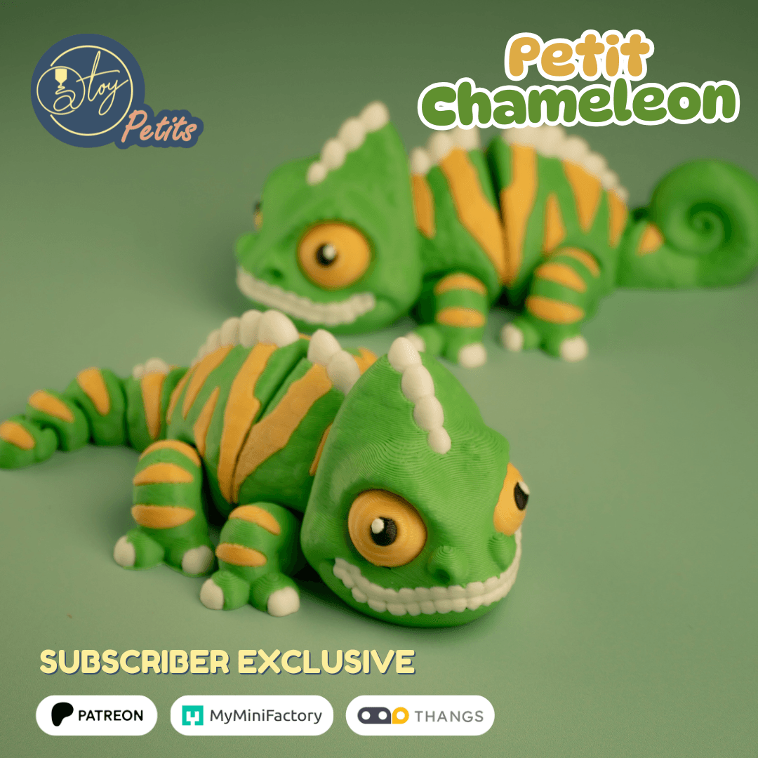 Petit Chameleon 3d model