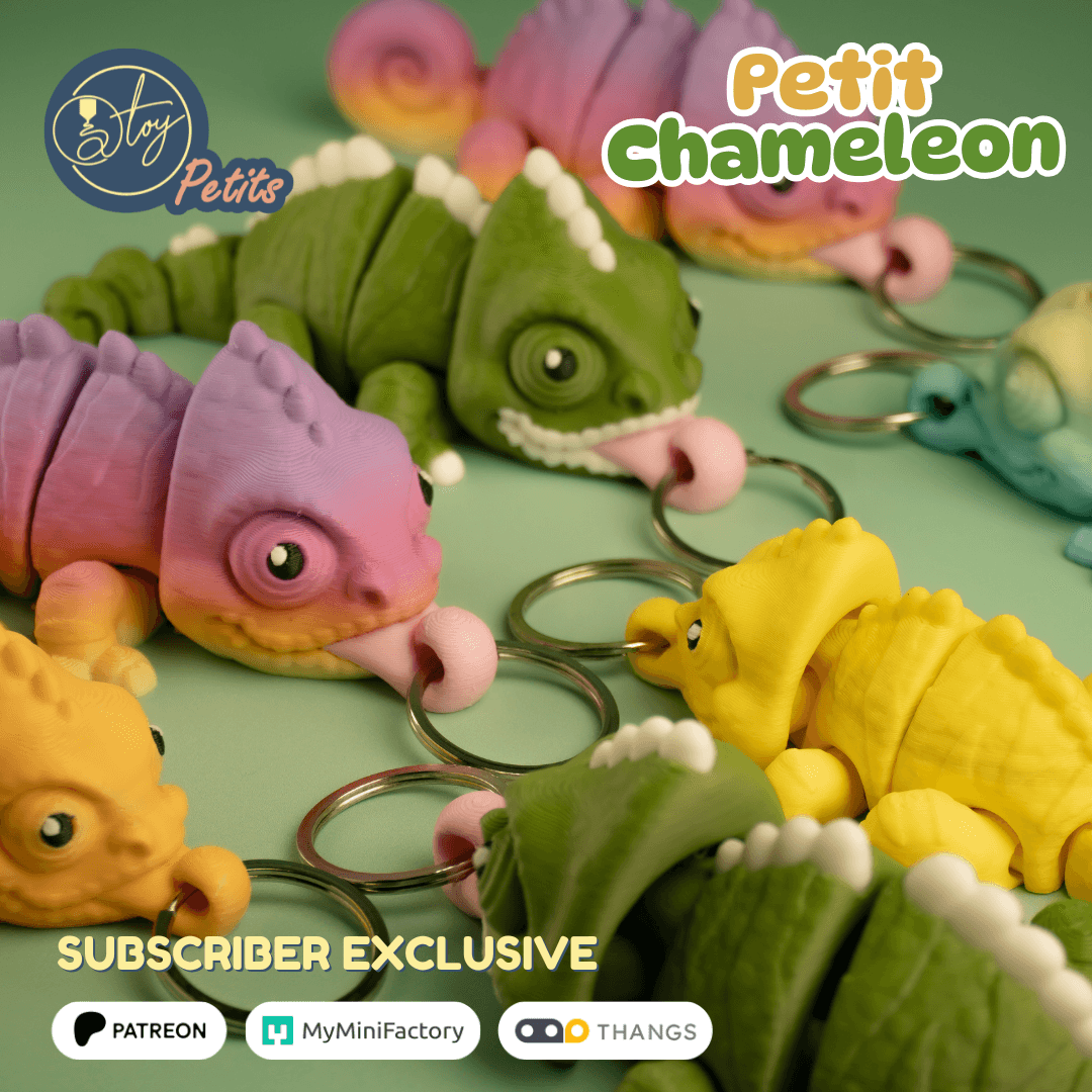 Petit Chameleon 3d model