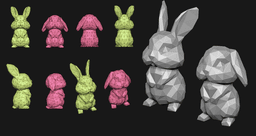 Low Poly Bunny 3d model