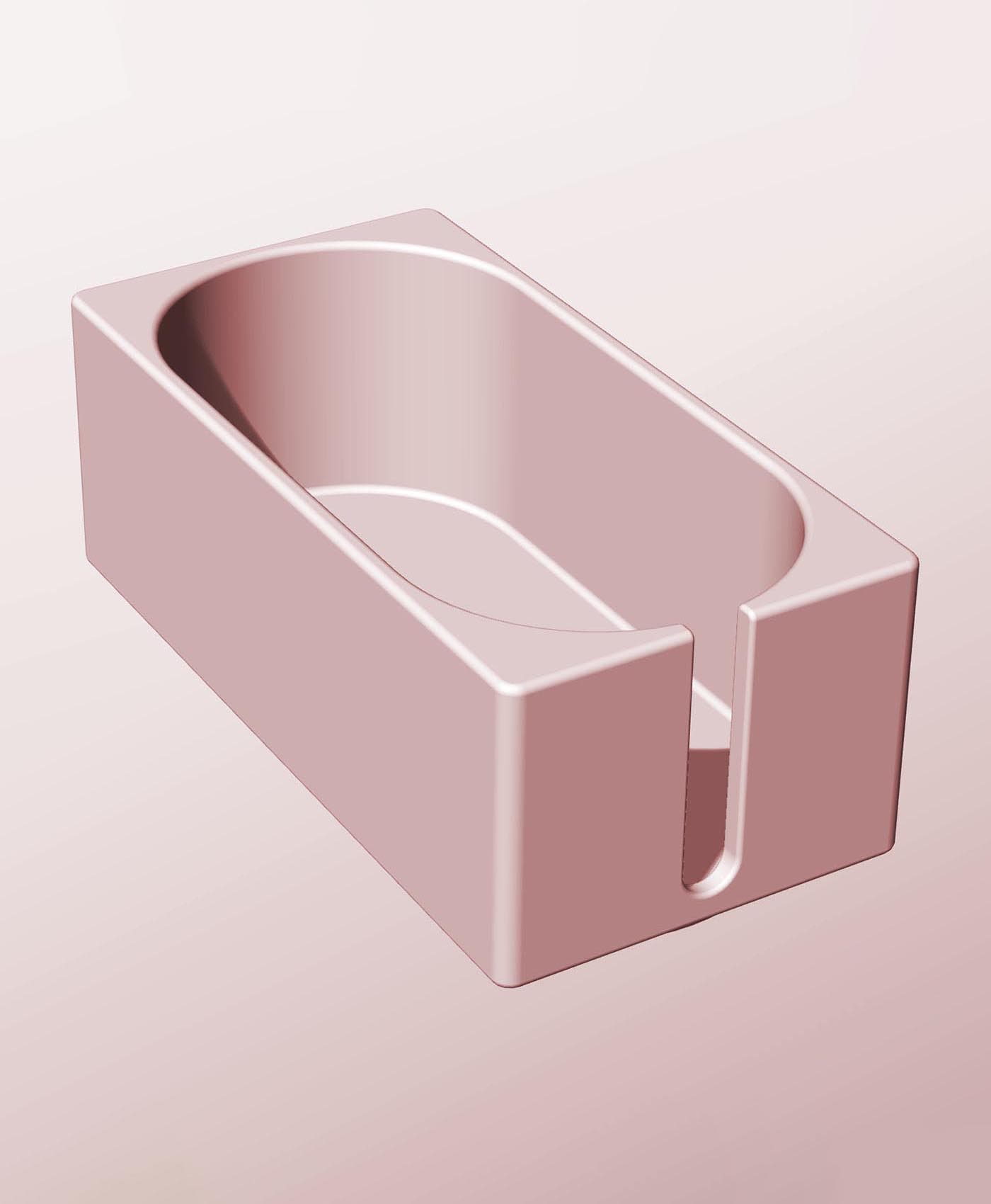 CX68-55-SS Stacking slotted component box bin for makers 3d model