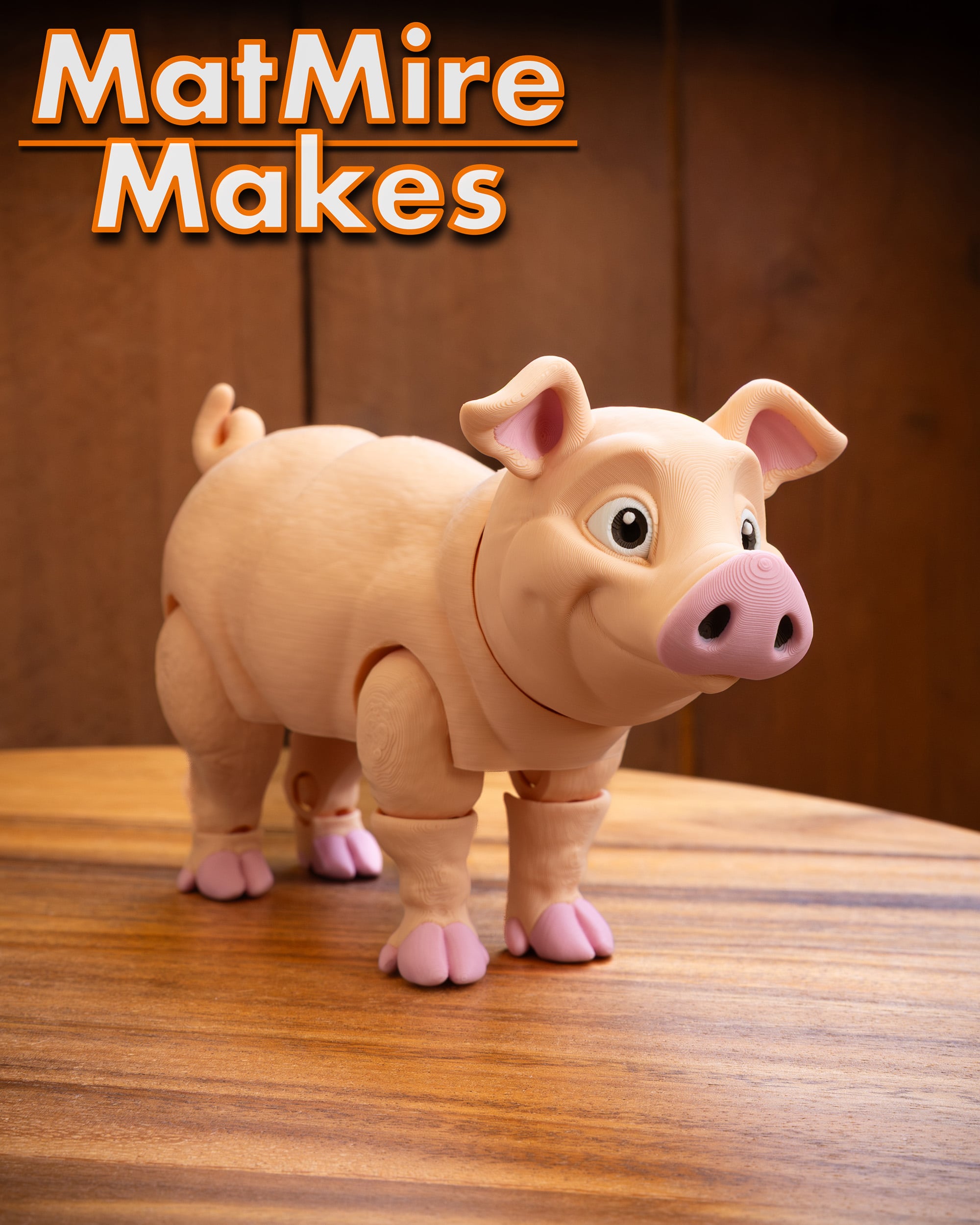 Pig - Articulated Figure 3d model