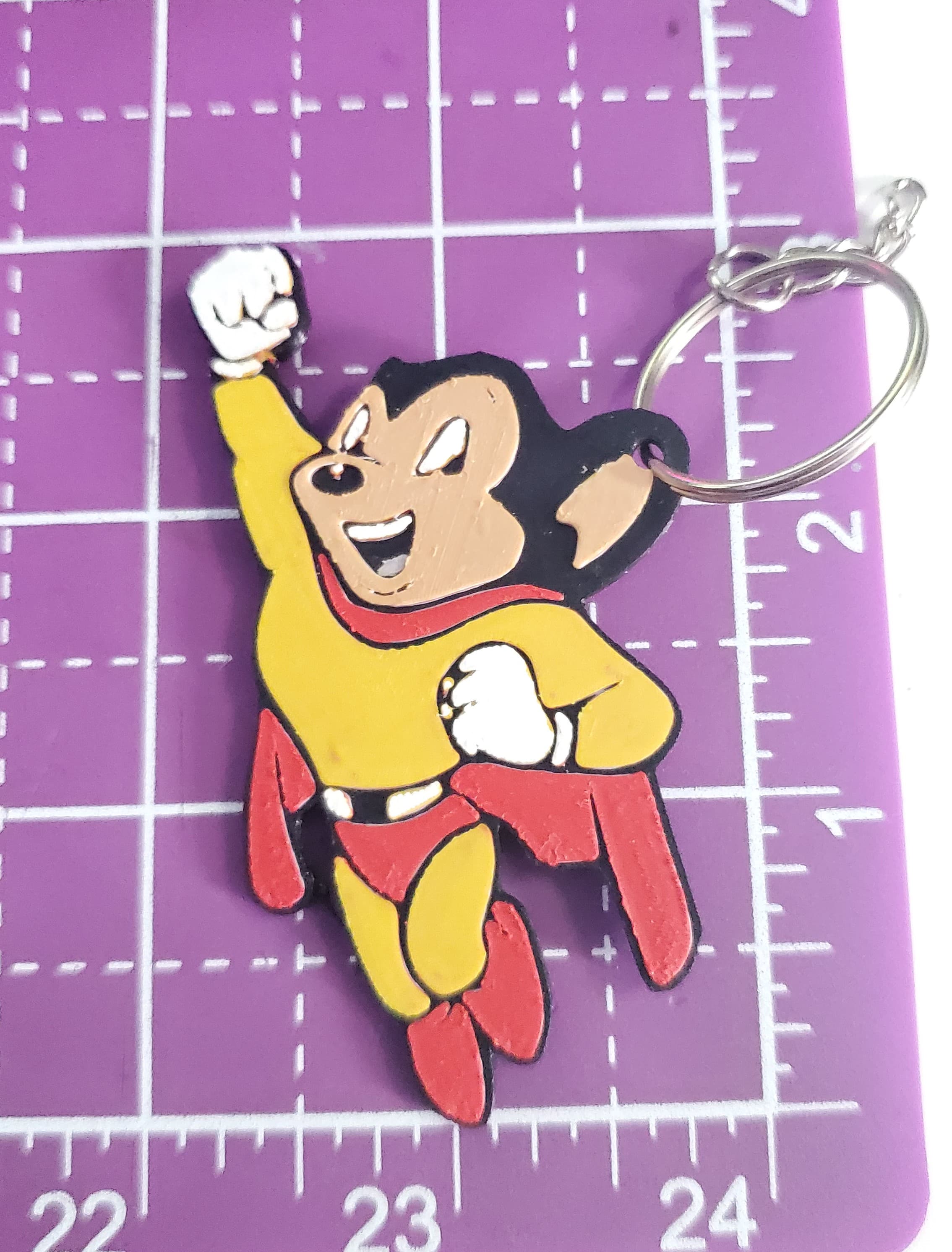 CS Mighty Mouse Ear Loop Keychain 3d model