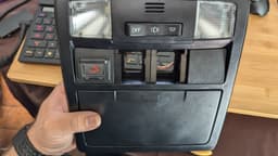 3rd gen Tacoma overhead console round switch mount 3d model