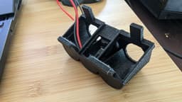 3rd gen Tacoma overhead console round switch mount 3d model