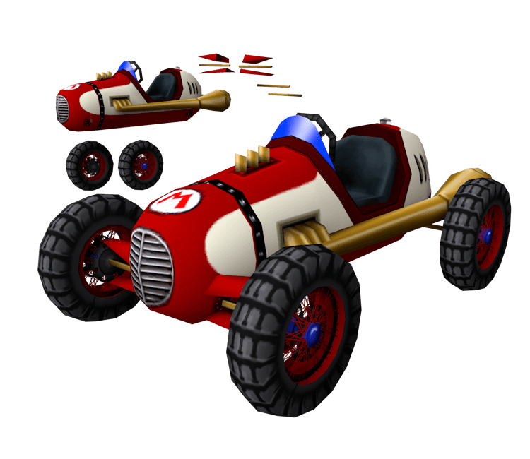 Classic Dragster 3d model