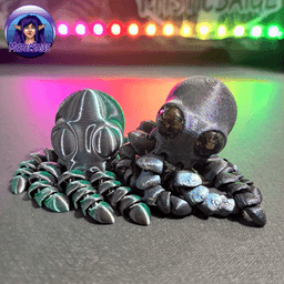 Baby Octopus - Articulated Octopus 3d model