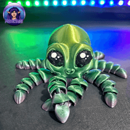 Baby Octopus - Articulated Octopus 3d model
