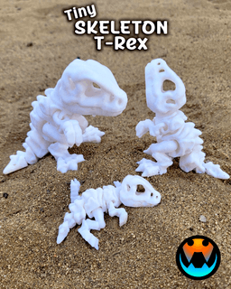 Tiny Skeleton T-Rex 3d model