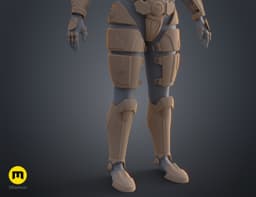 N7 Female Shepard Armor - Mass Effect 3d model
