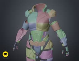 N7 Female Shepard Armor - Mass Effect 3d model