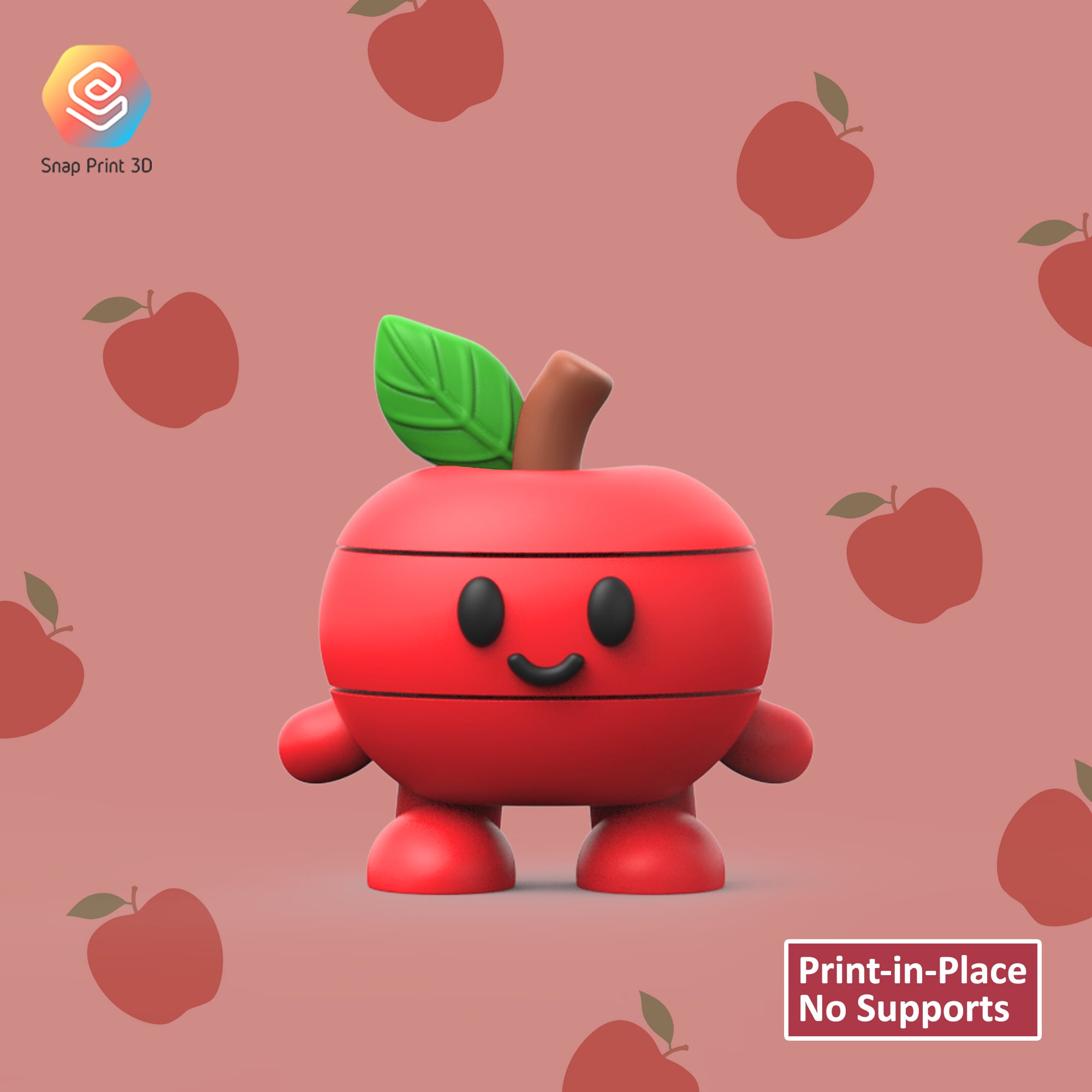 Flexi Apple 3d model