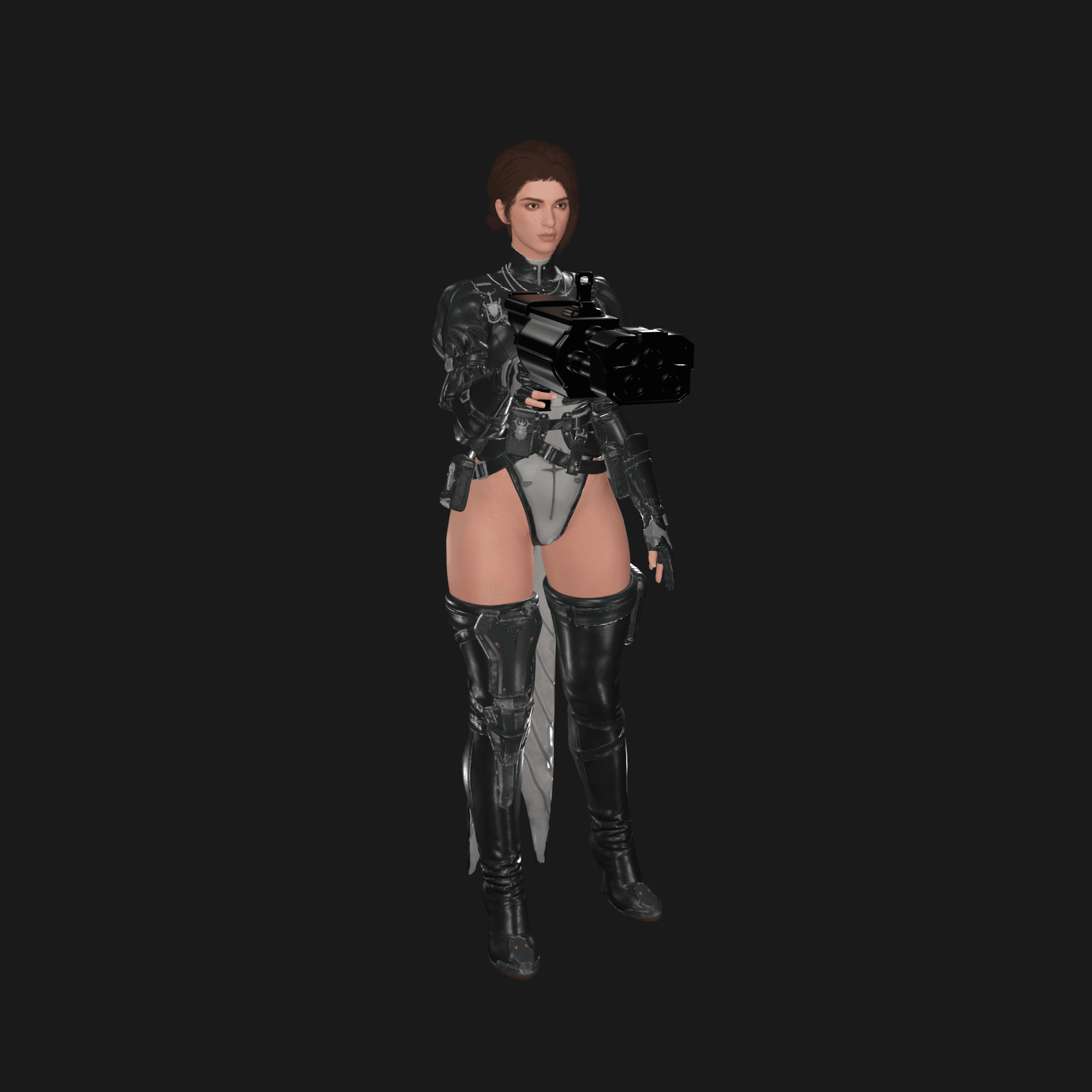 Hailey Future Soldier 3d model