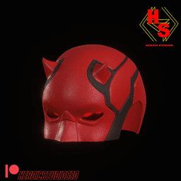Daredevil Helmet 3d model