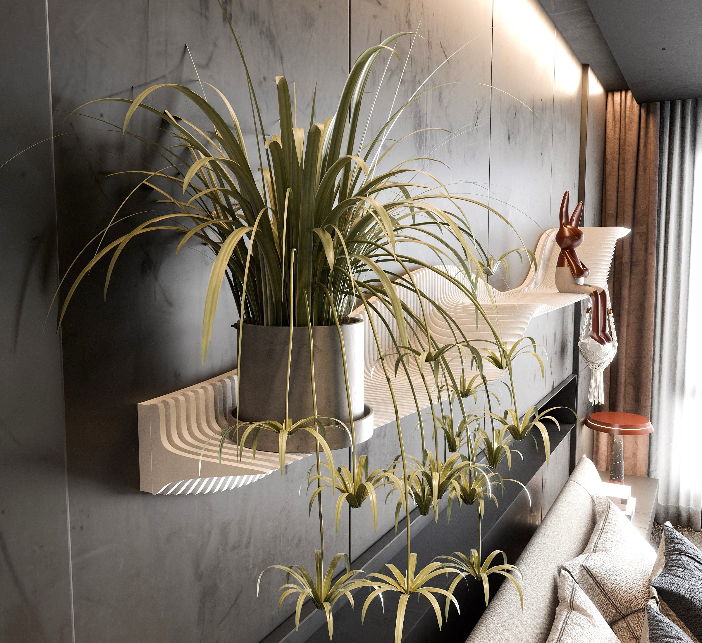 Parametric Shelf Design V4 3d model