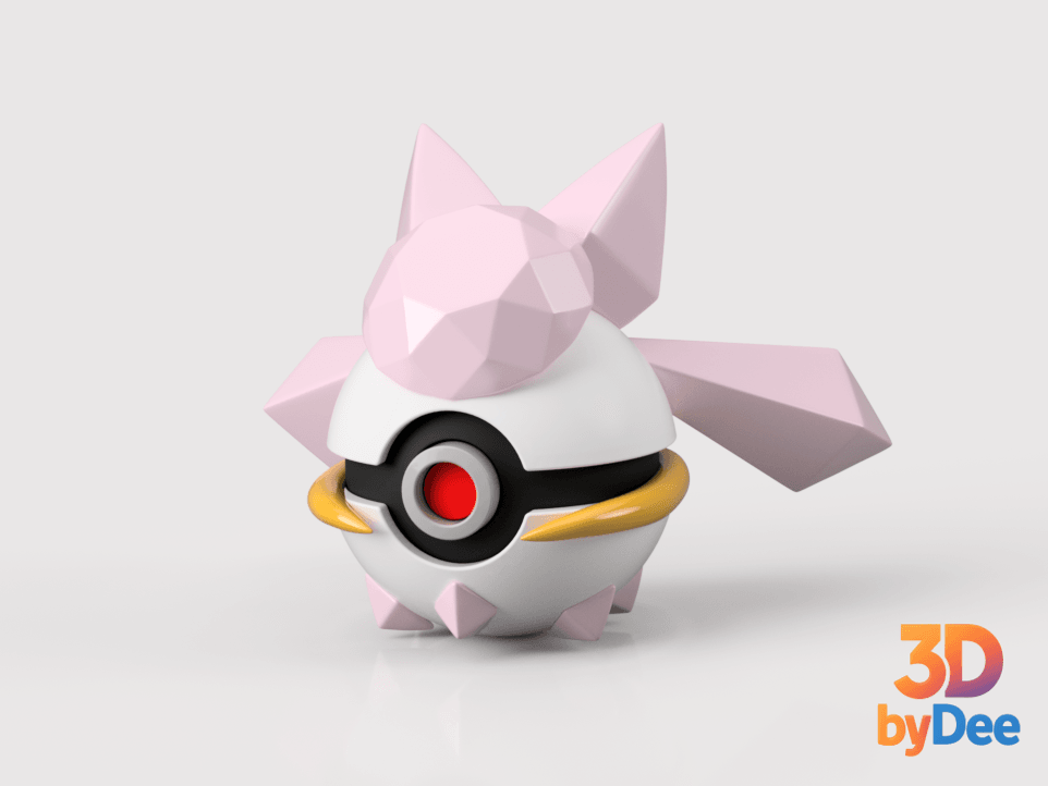 Diance Poke Ball 3d model