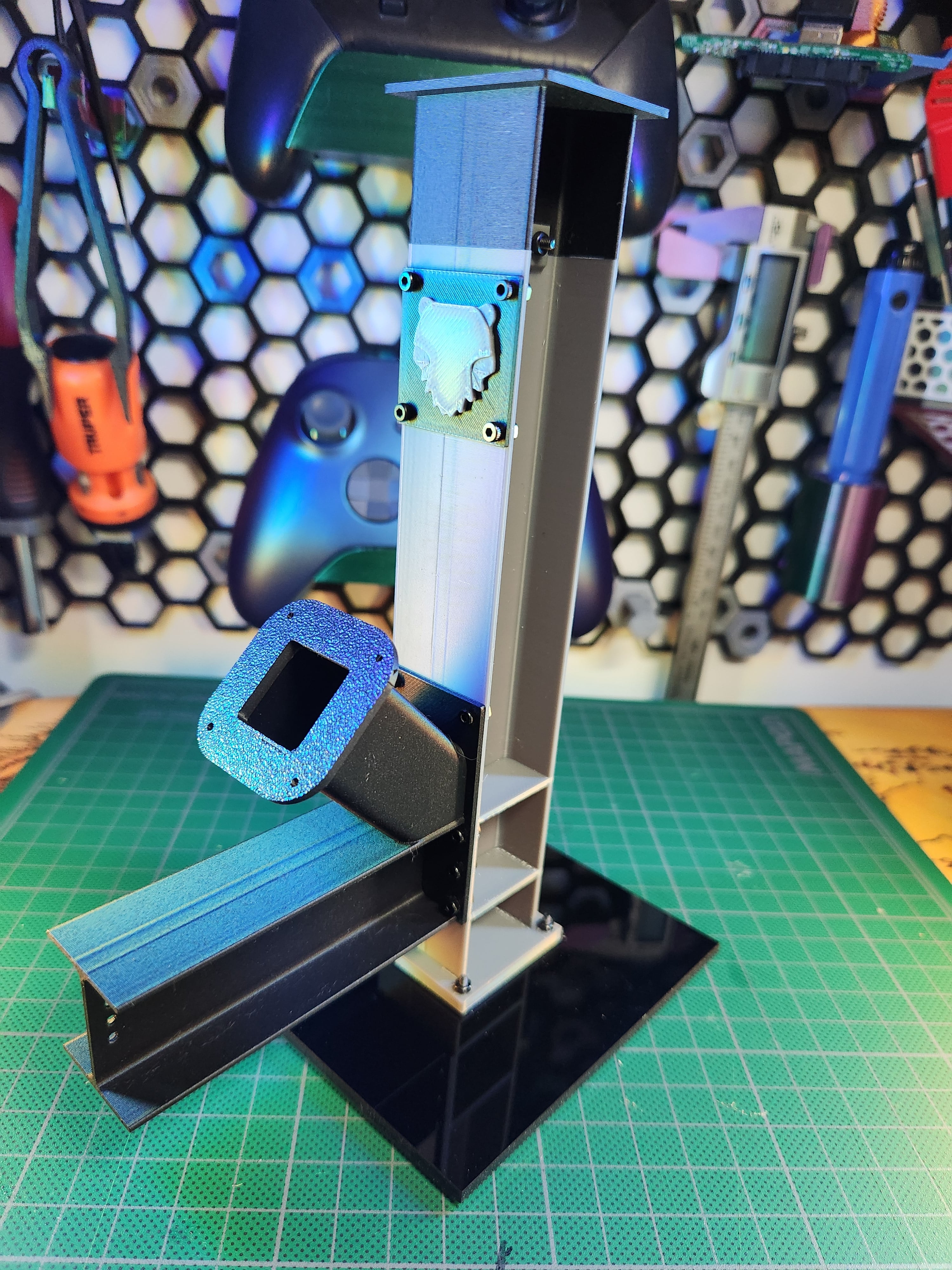 Desktop Connection Tree Structural Steel Sculpture 3d model