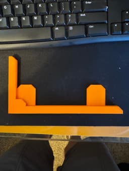 Multiboard Print Sheet Holder - Right Hand - 2 Slot 3d model