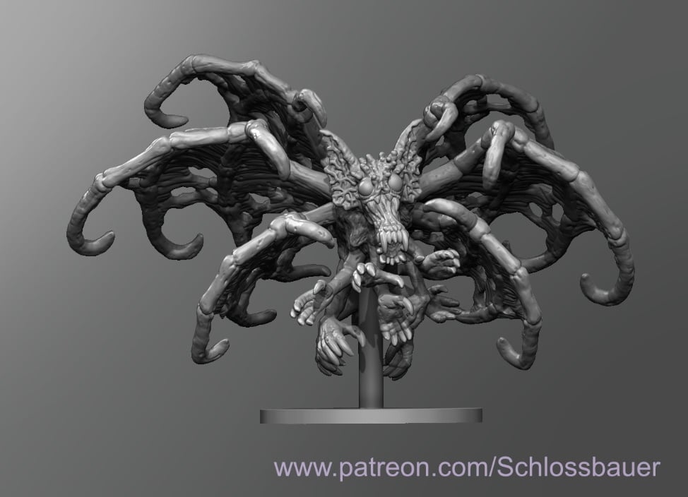 Mutated Bat 3d model