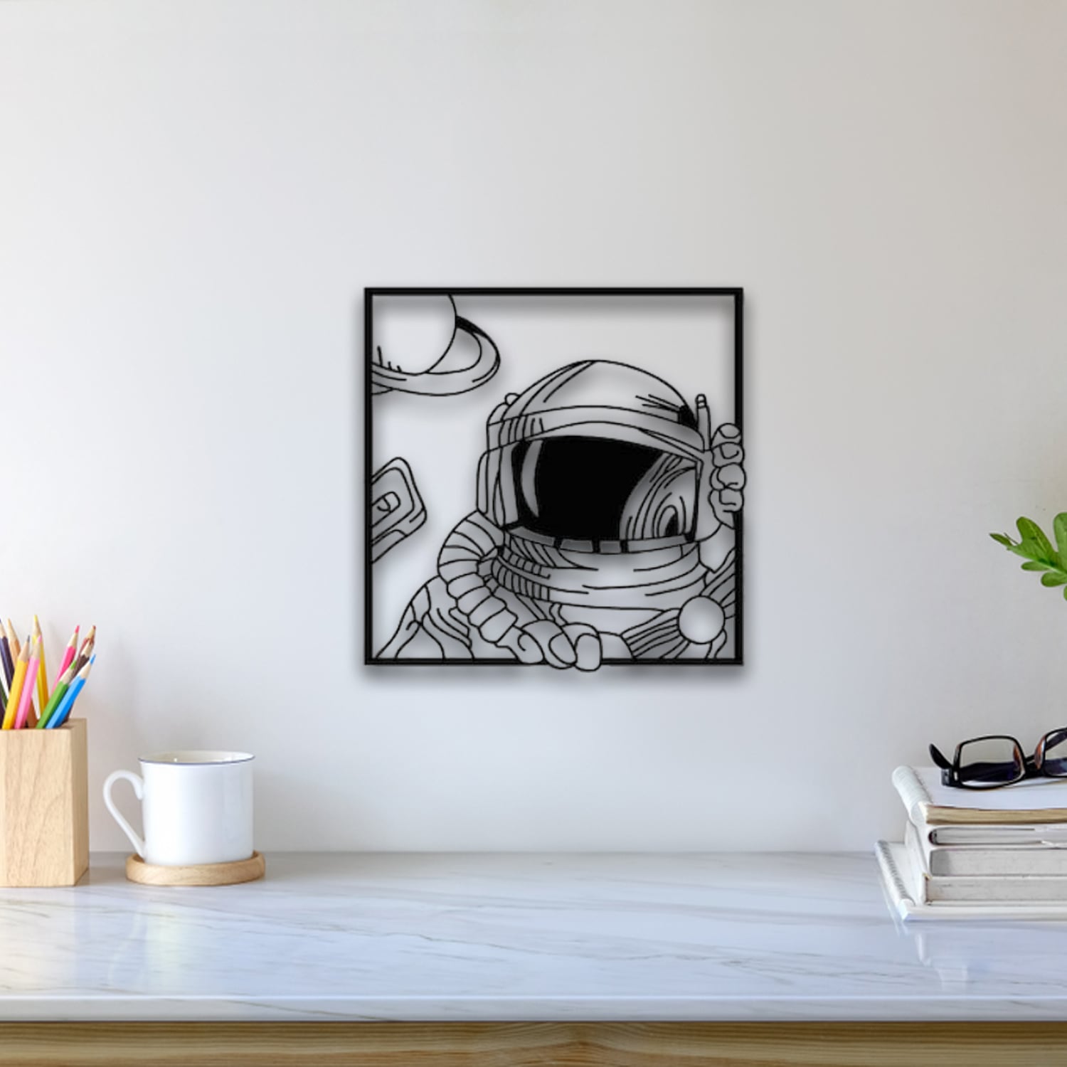 Astronout Wall Art 3d model