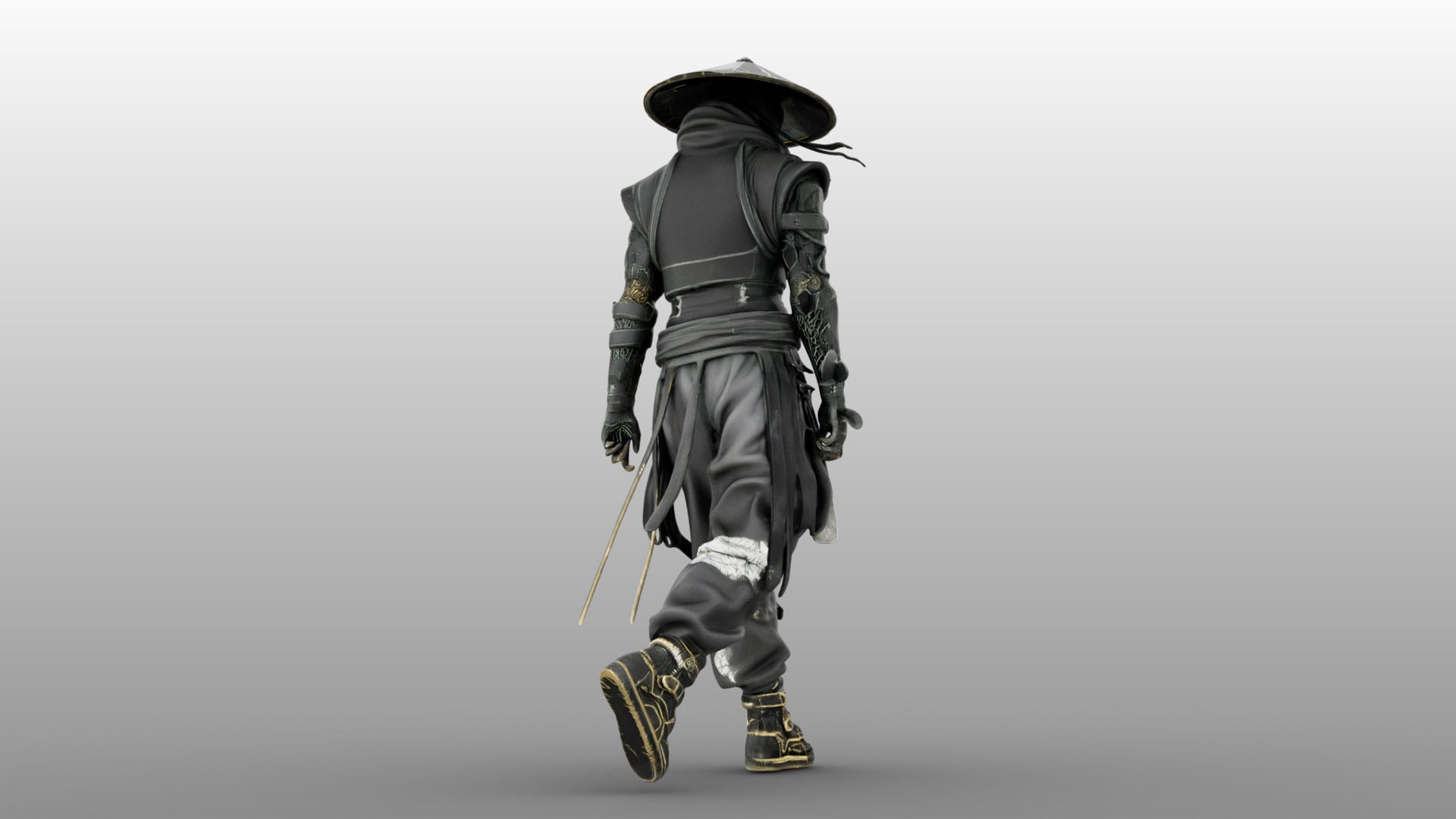 Iron Shadow Warrior 3d model