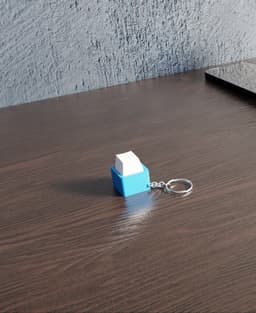 Keycap Fidget Clicker – Stress Relief Gadget 3d model