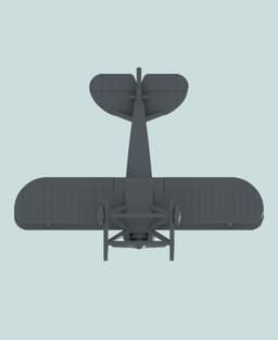 1:144 Fairey Hamble Baby Convert 3d model