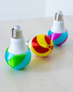 Twisted Lightbulb Filter // Lighting gel for E27 LED bulbs 3d model