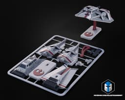 Snowspeeder Vehicle Kit Card - 3D Print Files 3d model