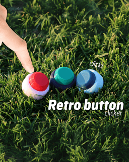 Retro button clicker 3d model
