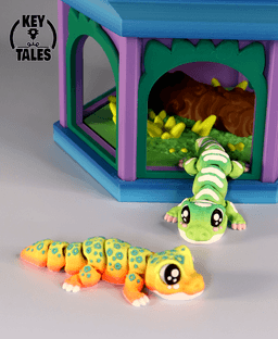 The Lizard and friend 3d model