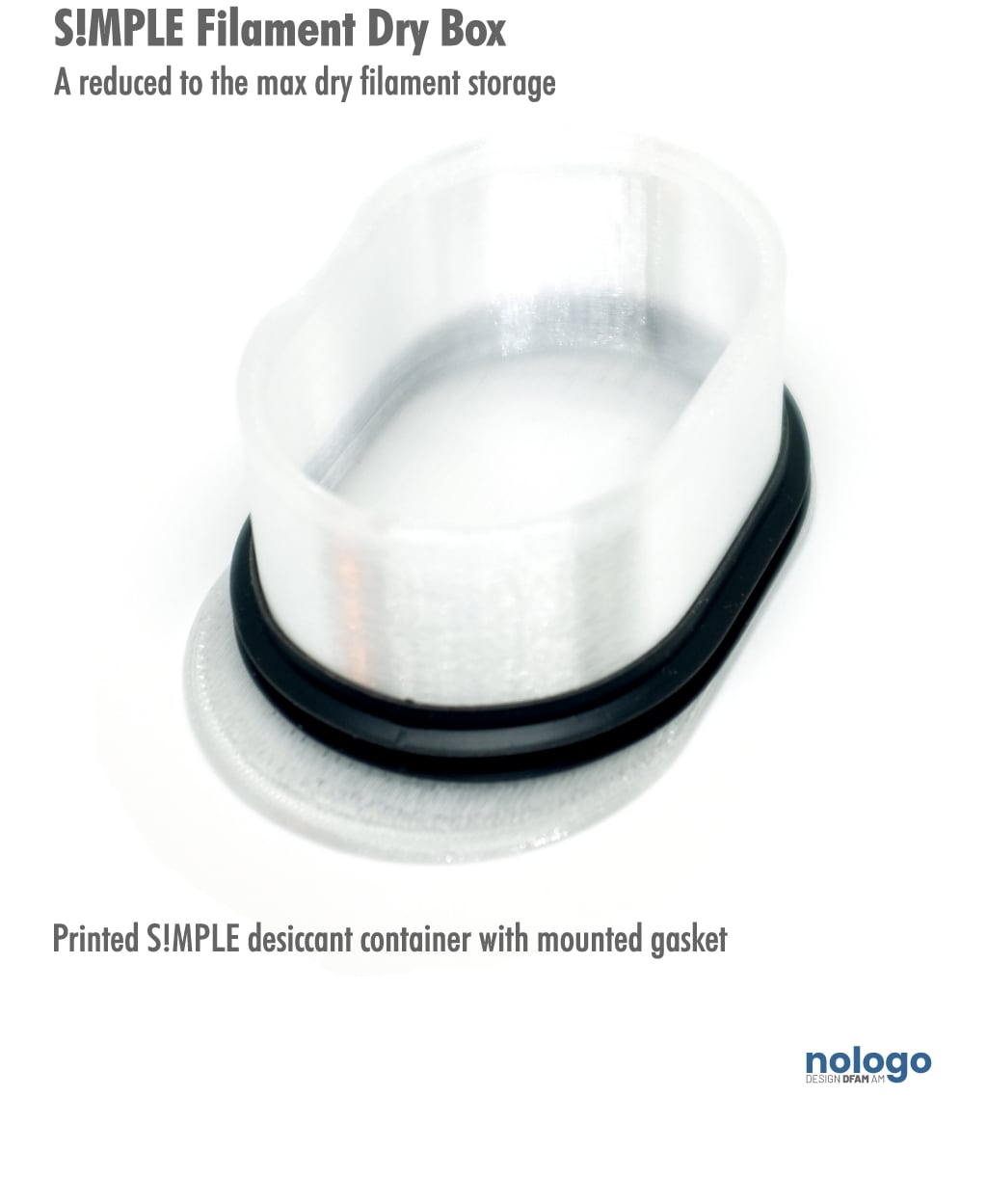 S!MPLE Filament Dry Box 3d model