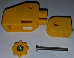Belt tensioner/idlers mount 3d model