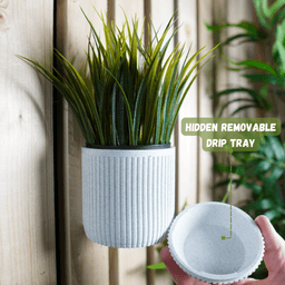 Mid-Century Vertical Wall Planter 3d model
