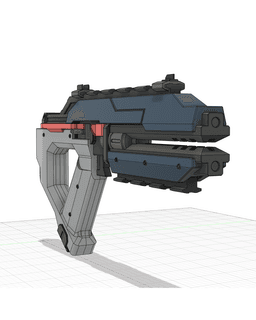 Bolt Pistol from EVE Dust 514 3d model