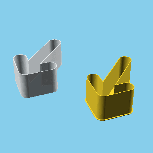 Arrow, nestable box (v1) 3d model
