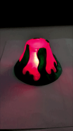 Volcano LED tealight holder 3d model