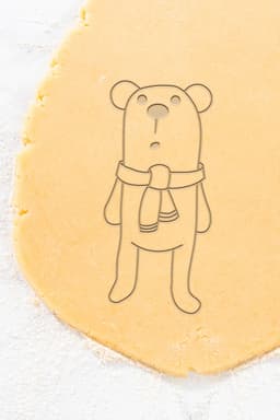 Bear Cookie Cutter, Biscuit Cutter 3d model